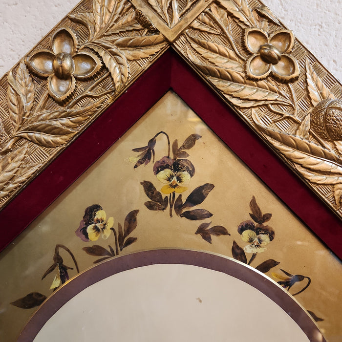 ASTHETIC MOVEMENT AMERICAN GILT GESSO FRAME WITH ORIGINAL PHOTO