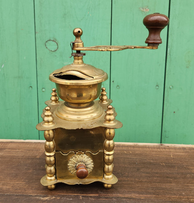 BELGAN BRASS COFFEE MILL