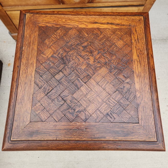 HENRY II OAK PARQUET TOP NIGHT STAND