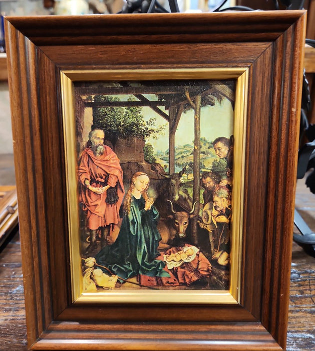 NATIVITY SCENE OLD MASTER PRINT