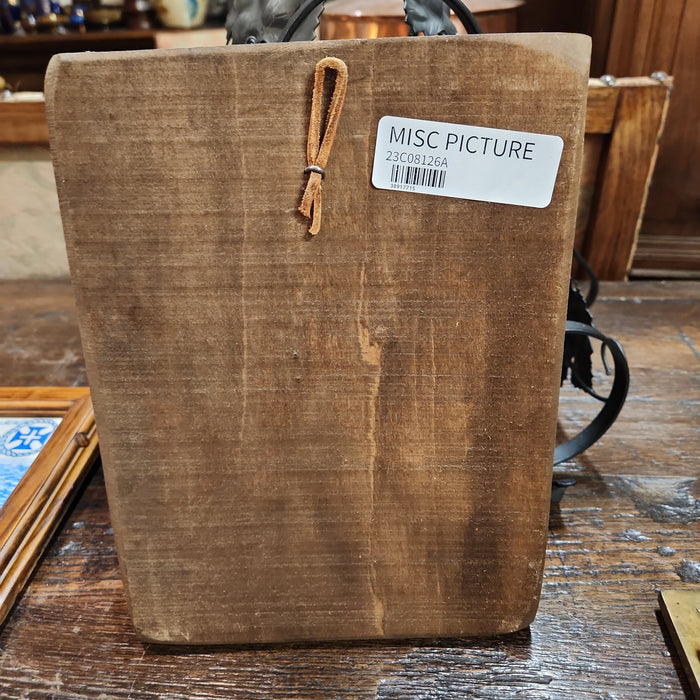 DECOUPAGE ICON ON WOOD