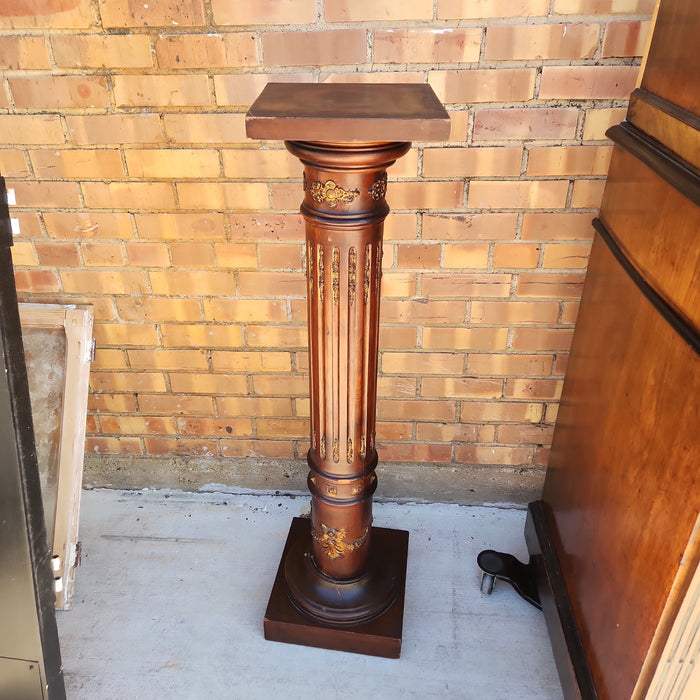 CARVED COLUMN STAND