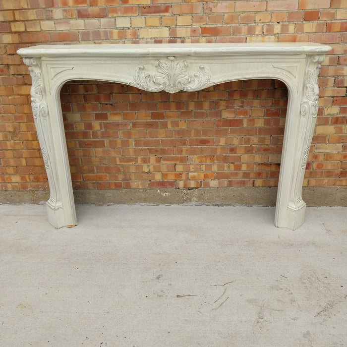FAUX MARBLE MANTLE