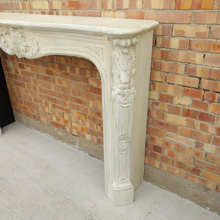 FAUX MARBLE MANTLE
