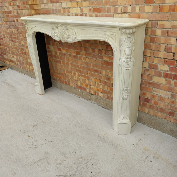 FAUX MARBLE MANTLE