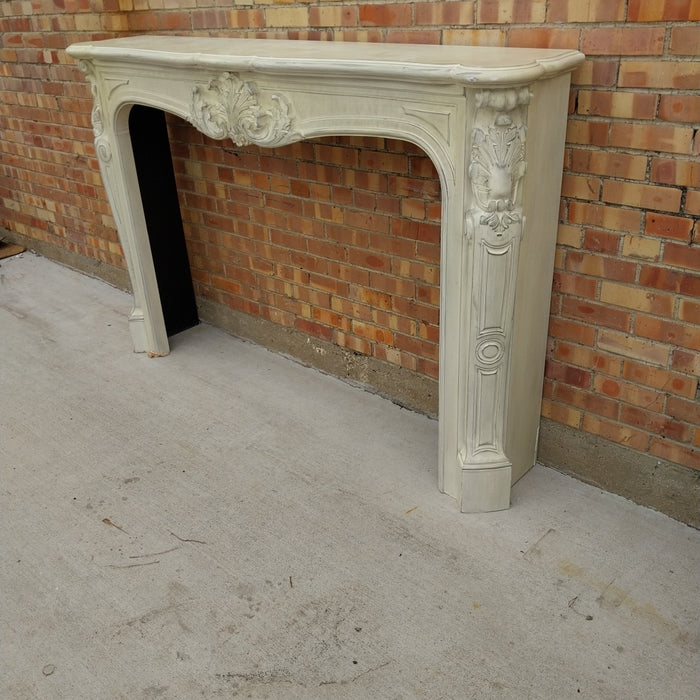 FAUX MARBLE MANTLE