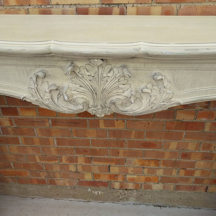 FAUX MARBLE MANTLE
