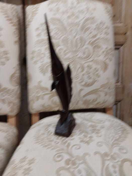 CARVED WOOD SAILFISH STATUE