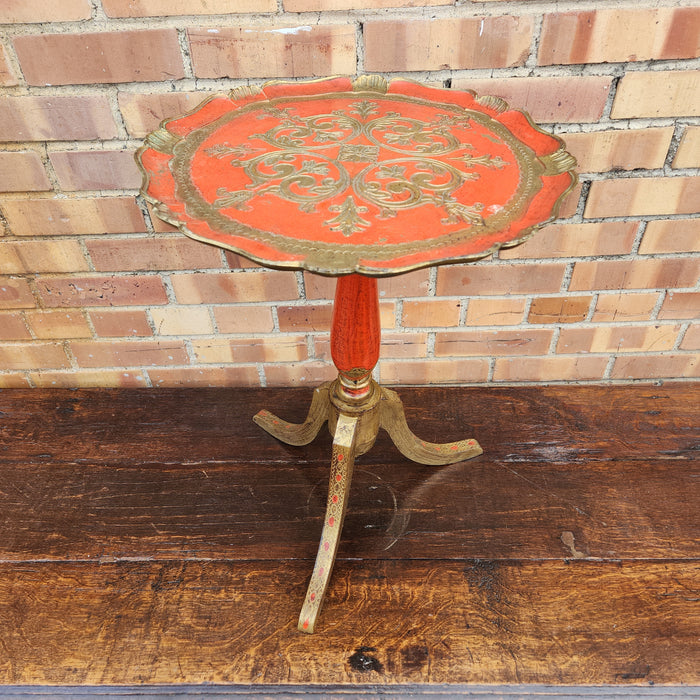 GILT FLORENTINE WINE TABLE