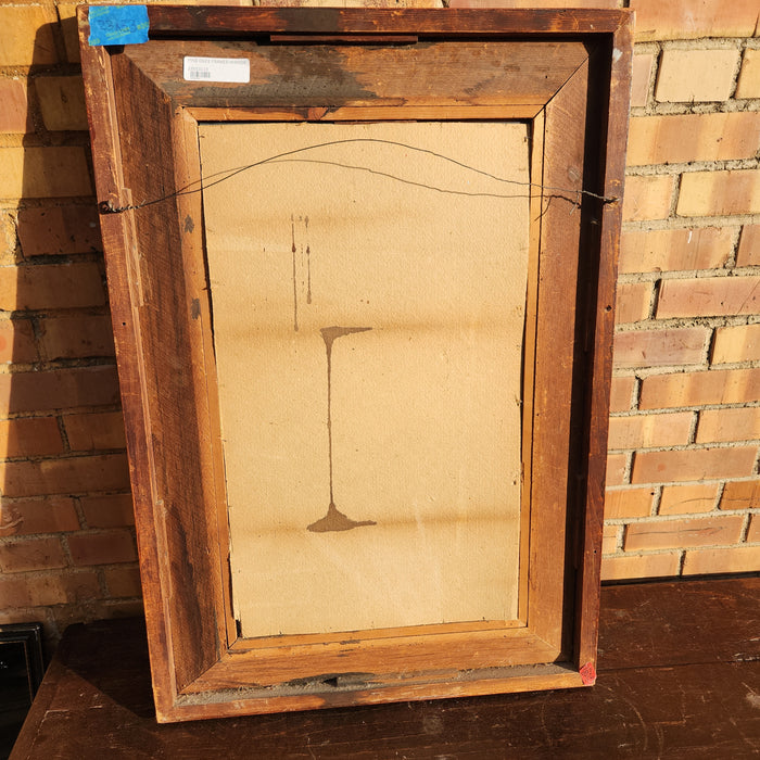 PINE OGEE FRAMED MIRROR