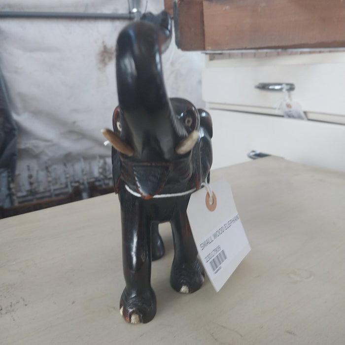 SMALL WOOD ELEPHANT AS FOUND