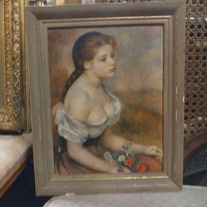 SMALL FAMOUS RENOIR PRINT IN FRAME