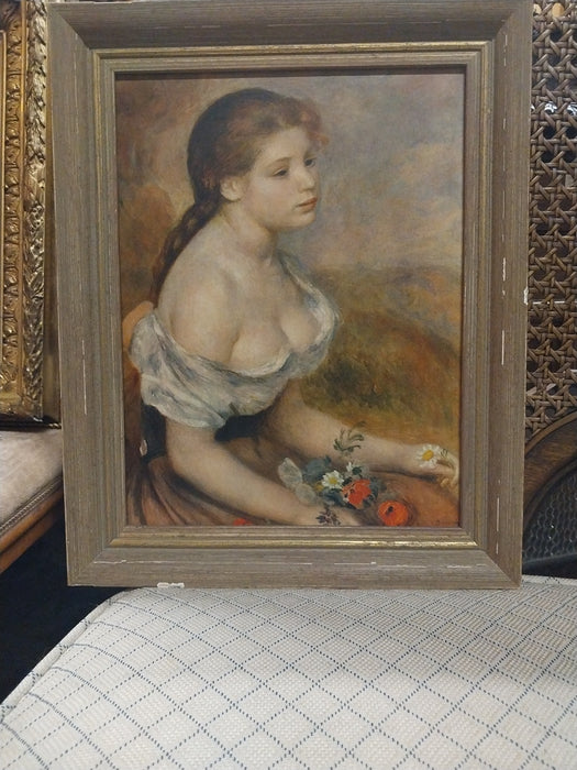 SMALL FAMOUS RENOIR PRINT IN FRAME