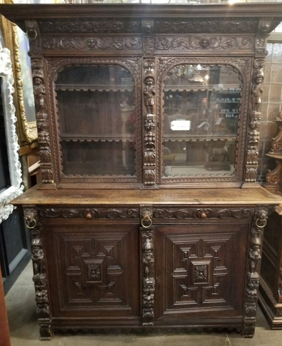 French Mechillin  Oak Cabinet