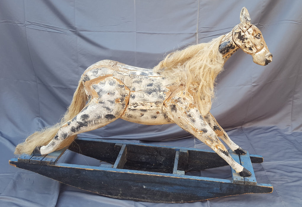 EARLY FRENCH ROCKING HORSE