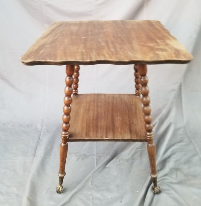 AMERICAN BALL AND CLAW FOOT OCCASIONAL TABLE-AS IS