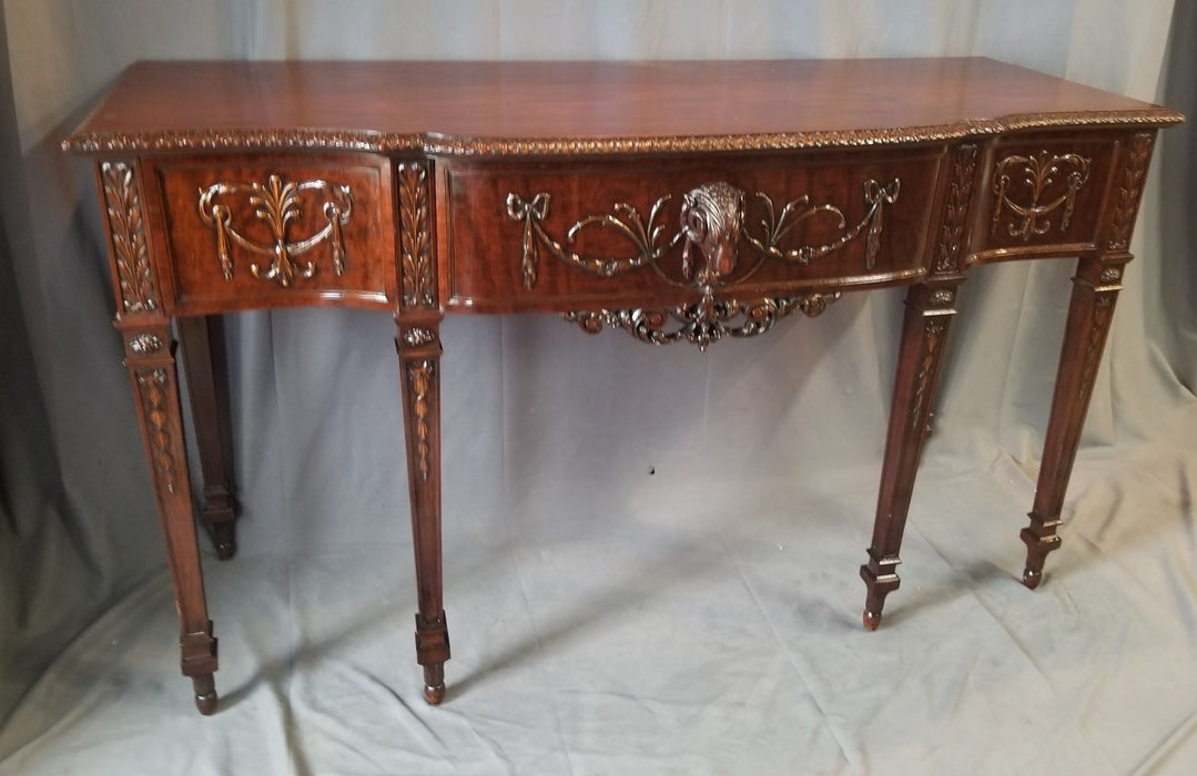 ADAM STYLE SERVER WITH RAMS HEAD DRAWER PULL