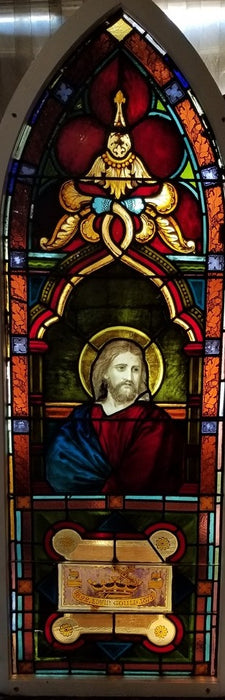 JESUS STAINED GLASS  WINDOW