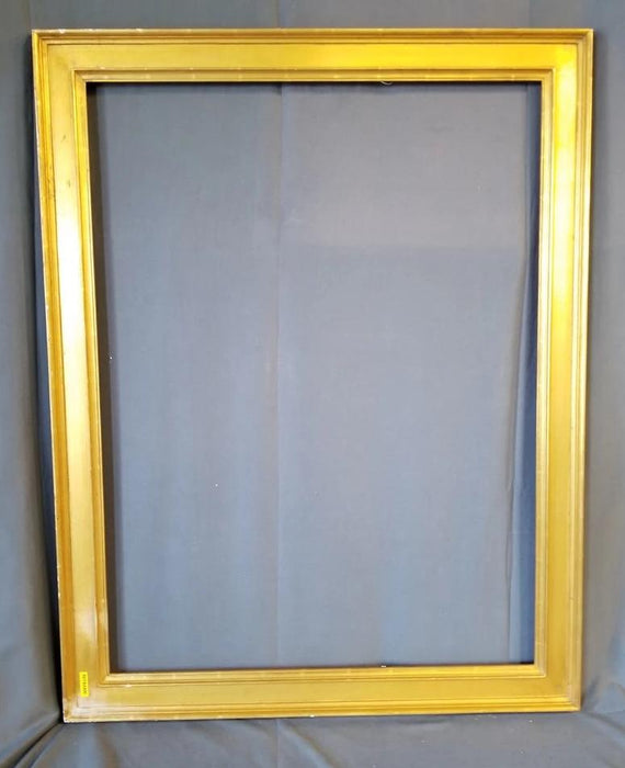 LARGE GOLD FINISH WOOD FRAME