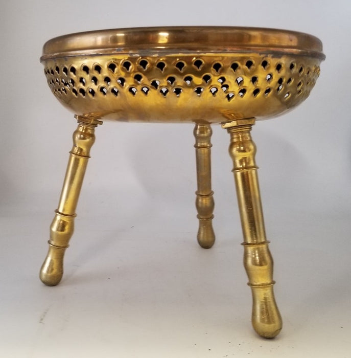 BRASS TRIPOD STAND OR STOOL