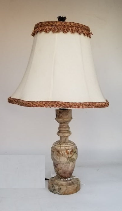 SMALL ALABASTER LAMP