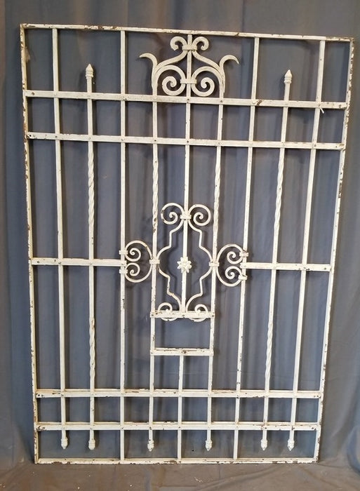 QUALITY IRON FENCE SECTION PAINTED WHITE 44" x 62"