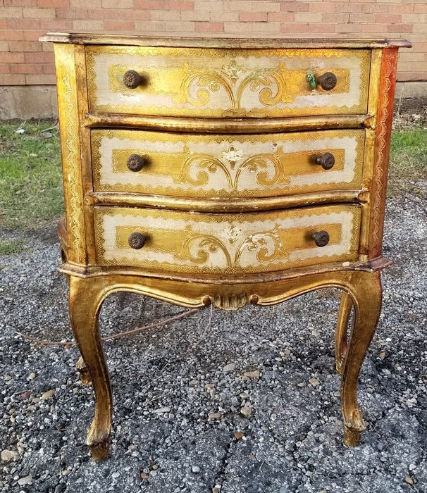 SMALL BOWFRONT FLORENTINE CHEST