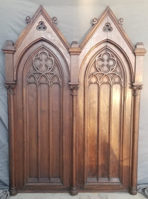 LARGE GOTHIC PANEL WITH QUATREFOILS