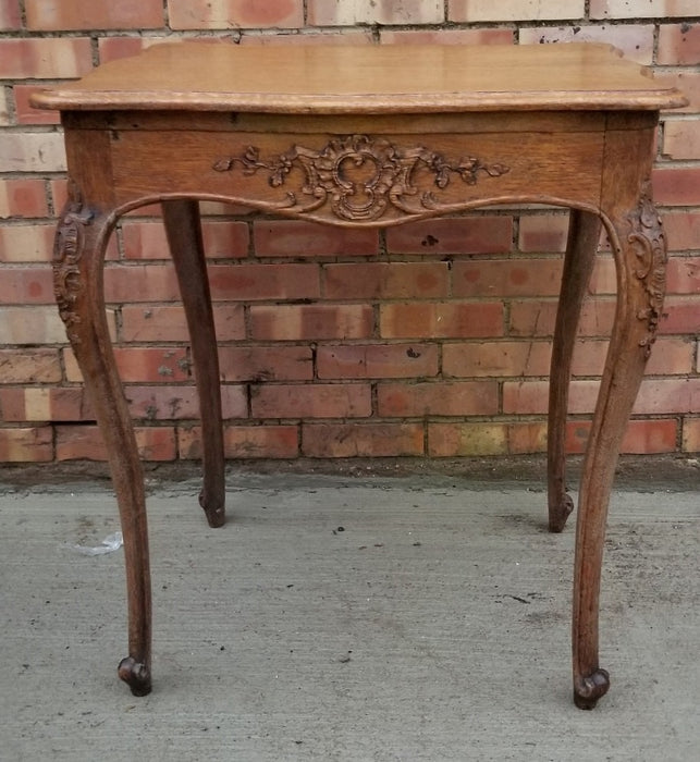 SOLD LOUIS XV LIEGES CARVED LAMP TABLE