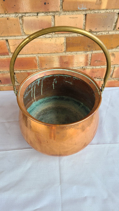 COPPER JAM POT WITH HANDLE