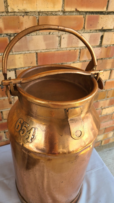 COPPER MILK CAN