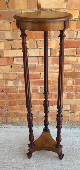 TALL MAHOGANY 4 COLUMN PEDESTAL