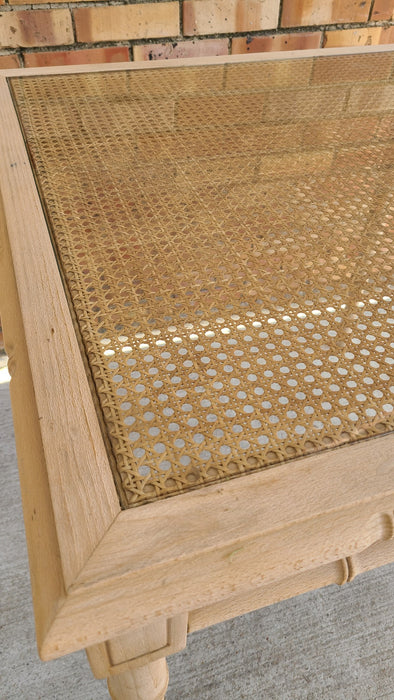 RAW BEECH FAUX BAMBOO GAME TABLE