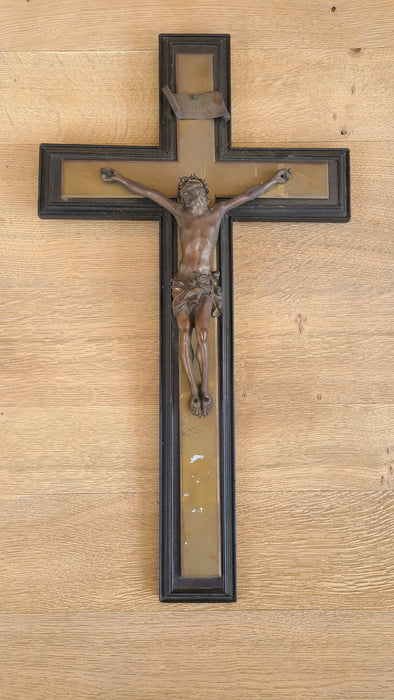 LARGE BRONZE CRUCIFIX