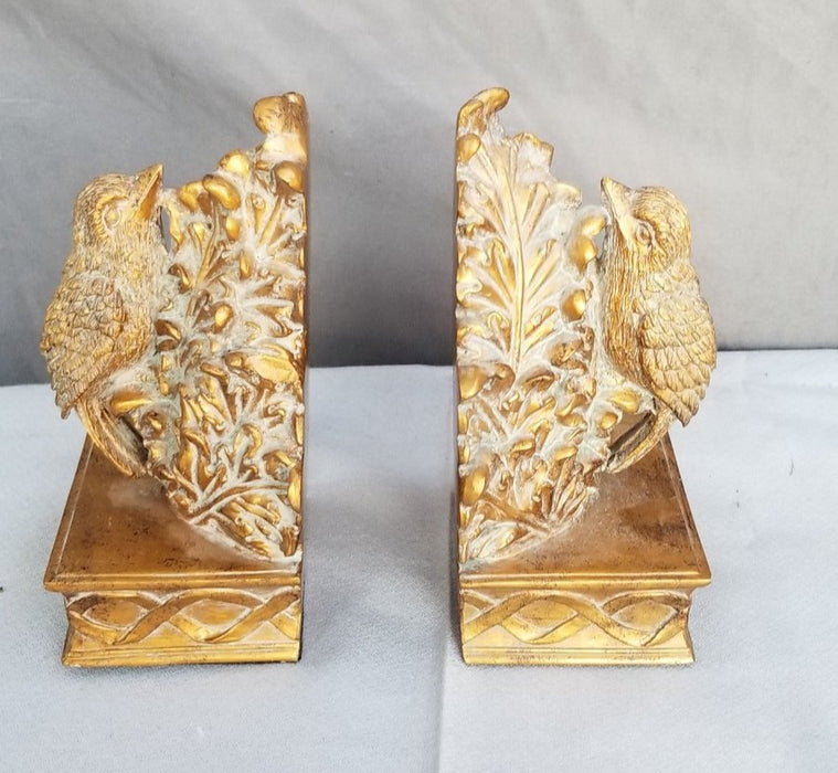 RESIN BIRD BOOKENDS