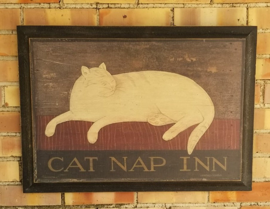 CAT NIP INN WOOD SIGN