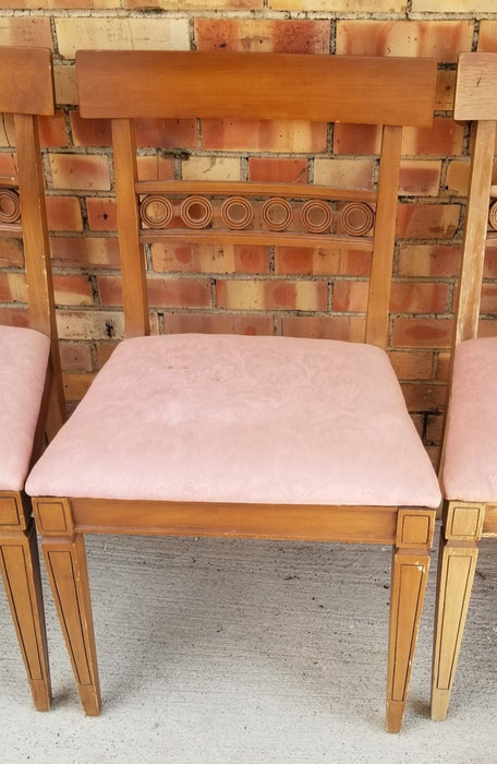 SET OF 5 MIDCENTURY CHAIRS (2 with arms)