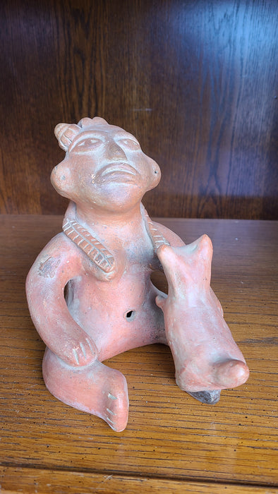 FEMALE FETISH FIGURE IN CLAY