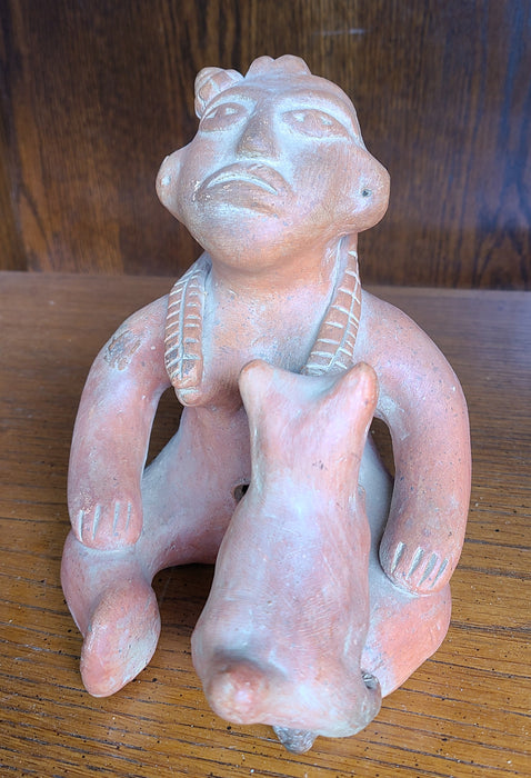 FEMALE FETISH FIGURE IN CLAY