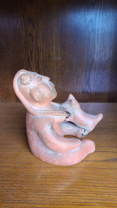 FEMALE FETISH FIGURE IN CLAY