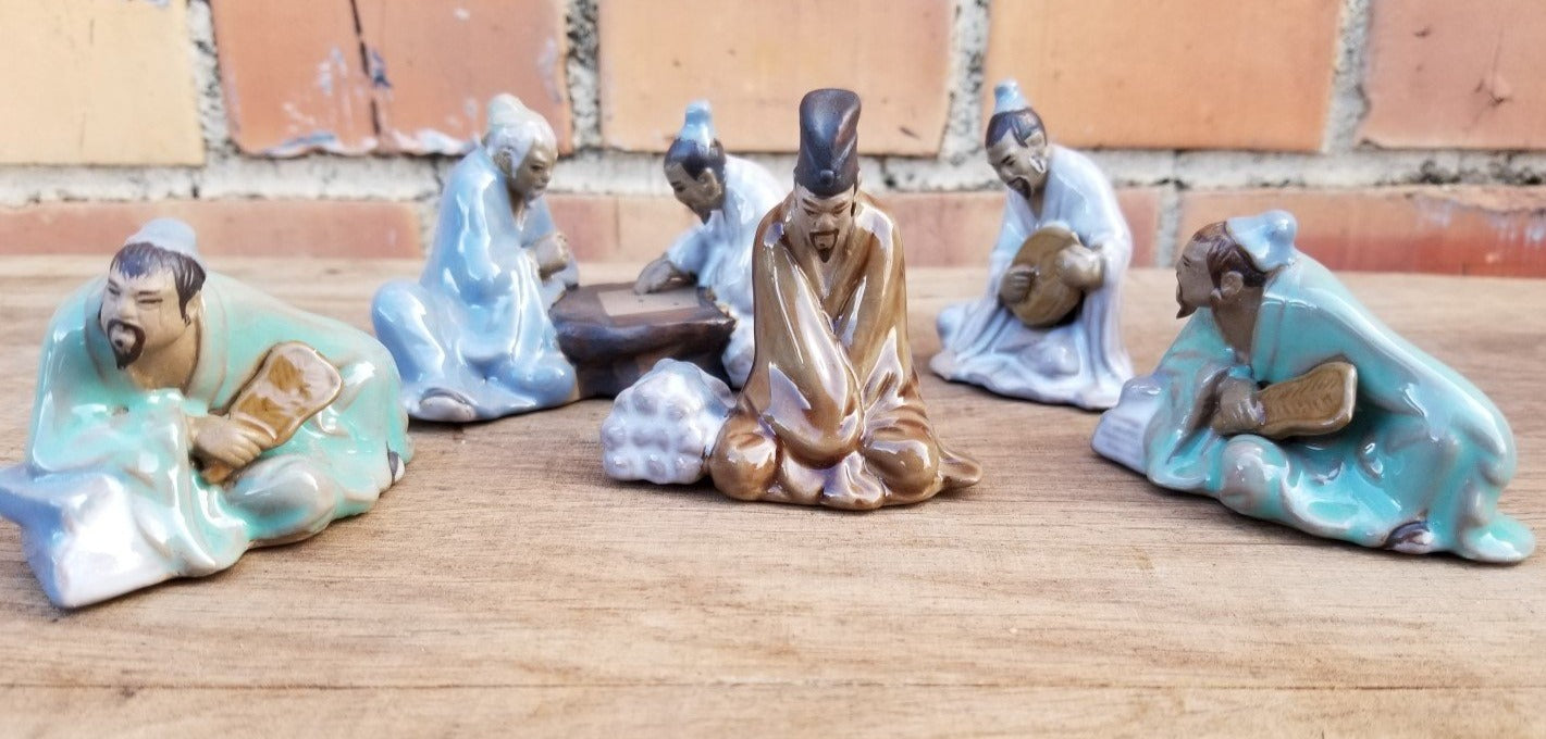 SET OF 5 MUDMEN