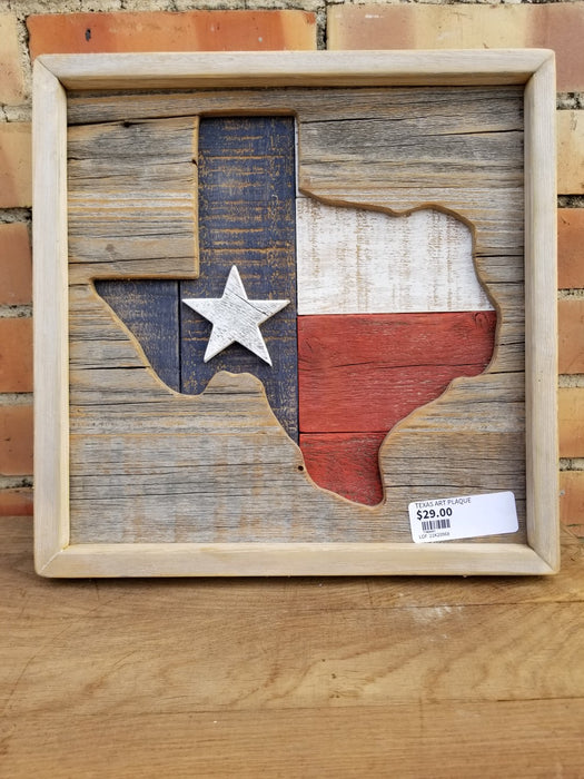 TEXAS ART PLAQUE