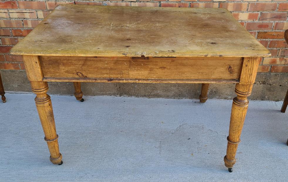 PINE 19TH CENTURY BUTCHER'S TABLE