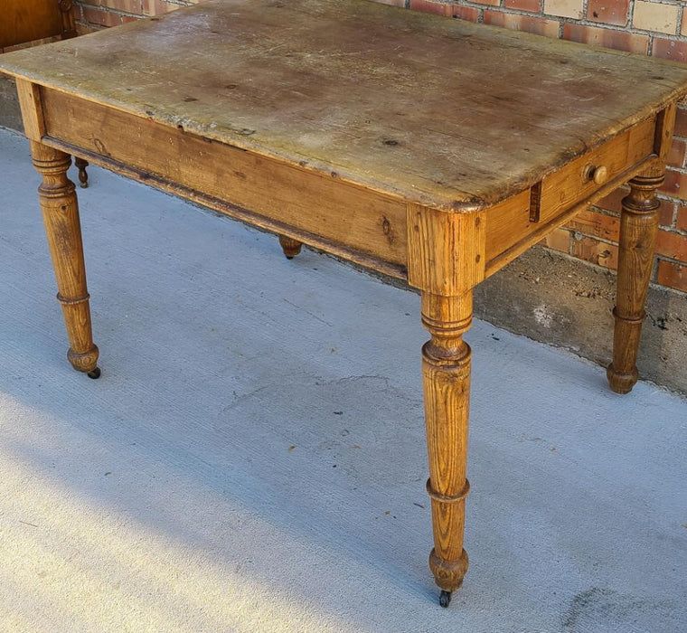 PINE 19TH CENTURY BUTCHER'S TABLE