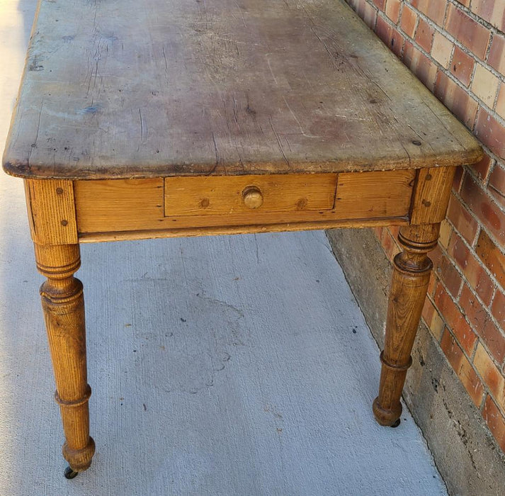 PINE 19TH CENTURY BUTCHER'S TABLE