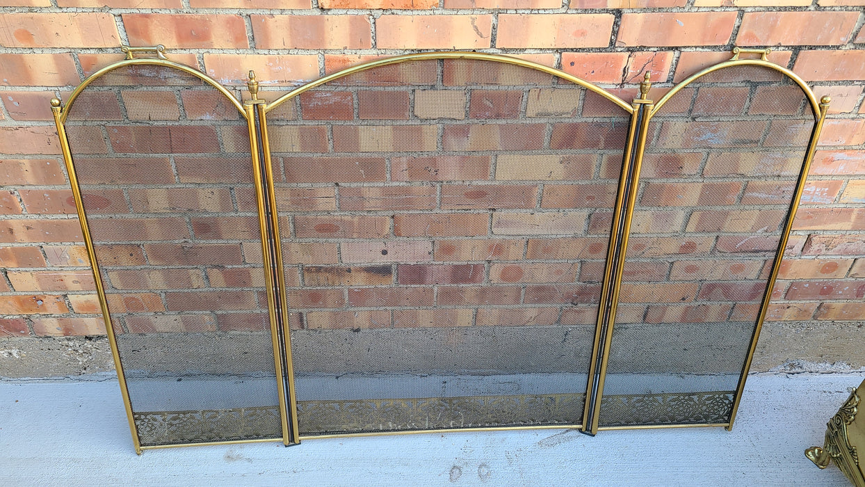 BRASS FIRE SCREEN