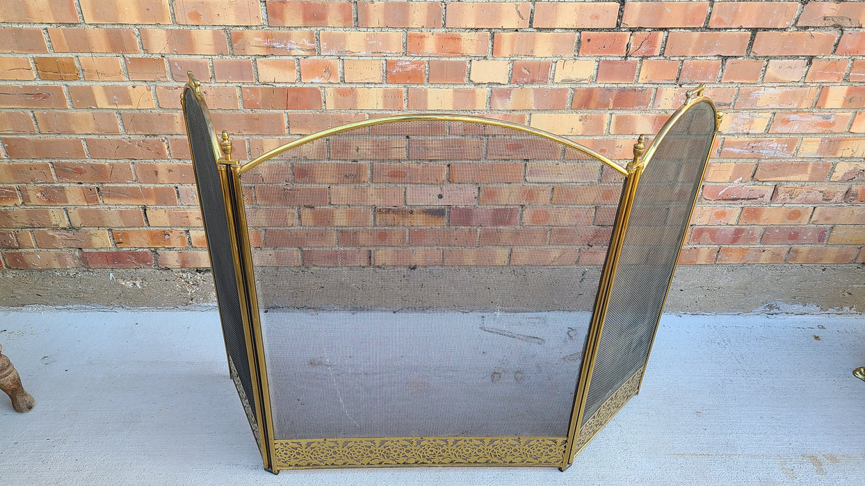 BRASS FIRE SCREEN