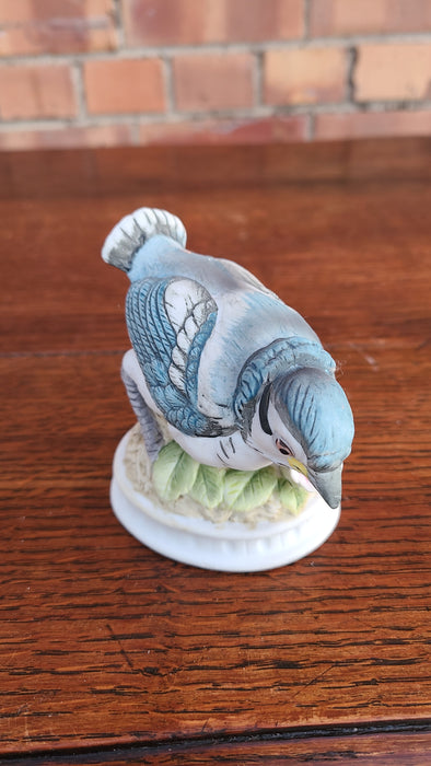 HAND PAINTED SMALL BLUE BIRD