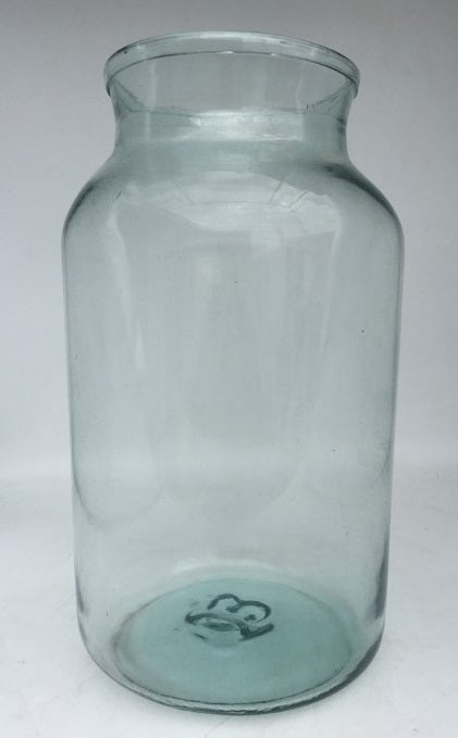 SMALL WIDE MOUTH GLASS JAR