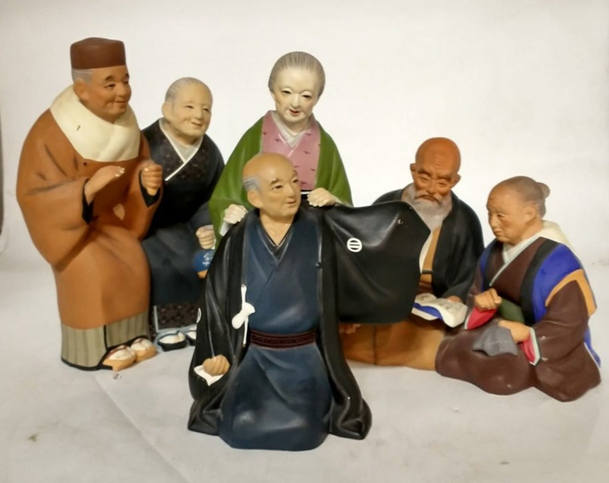 SET OF LARGE CHINESE FIGURES